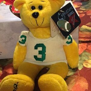 Joe Montana Signature Series #4807 of 10,000 Collectcritters 9” Plush bear
